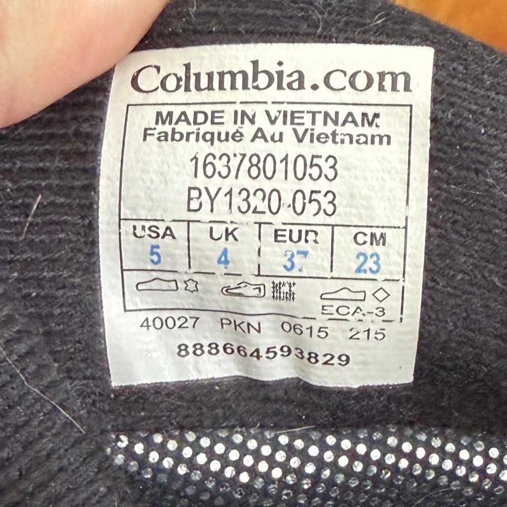 Columbia Kids' Bugaboot Celsius waterproof insulated winter boots size 5 - Picture 6 of 7
